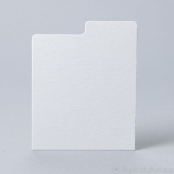 WHITE CD Divider Card. Made from 30